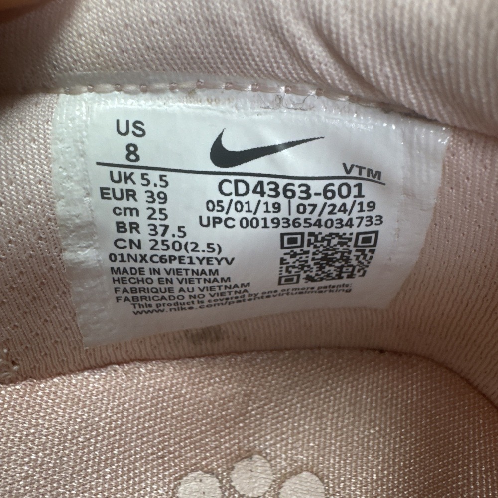 Nike Joyride Run Flyknit Women's Running Shoes Pink White Cushioned Size 8 - Picture 8 of 9